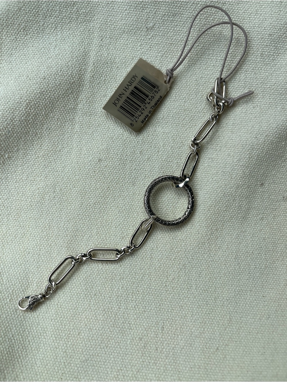 John Hardy Classic Chain Knife Edge Amulet Bracelet